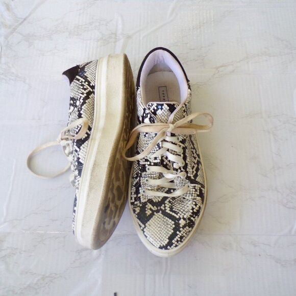 Top Shop Italian Snakeskin Platform sneakers 41 - Picture 2 of 11